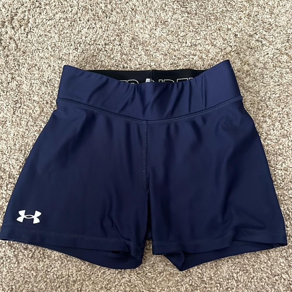 Women’s Navy Blue Under Armour Compression Shorts